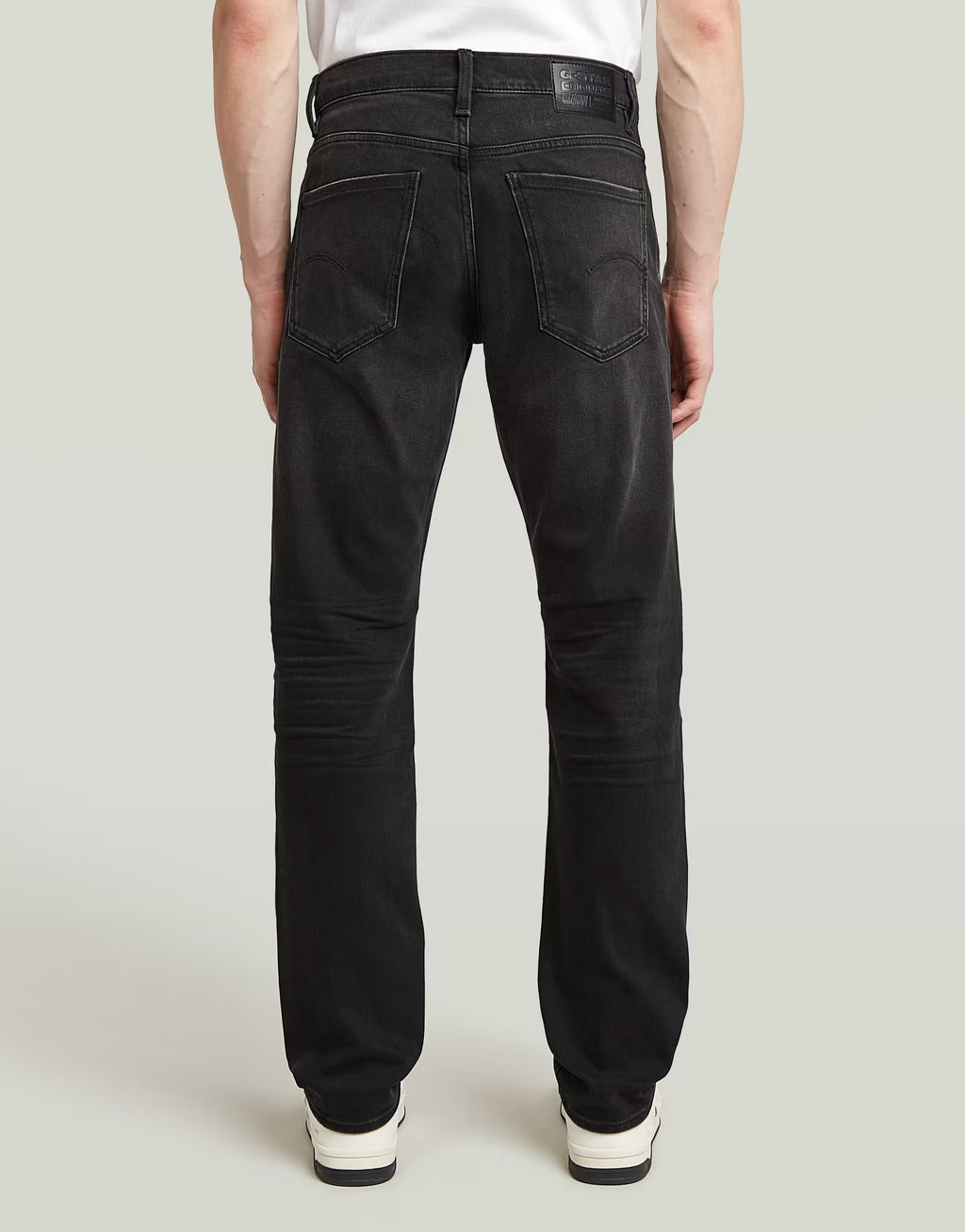 G-Star Mosa Straight Worn In Black Moon Jeans