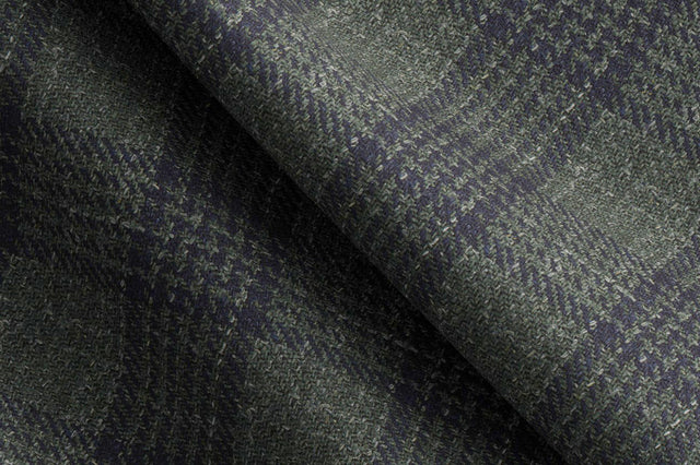 Made To Measure Green and Dark Blue Check Waistcoat