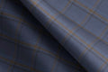 Made To Measure Dark Blue with Brown and Light Blue Check Jacket