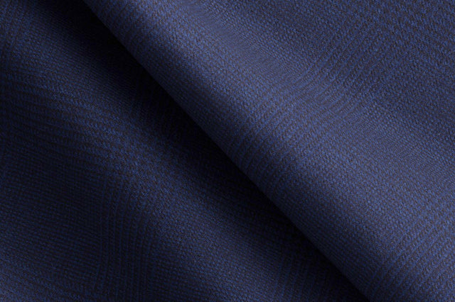 Made To Measure Dark blue and Black Check Blazer