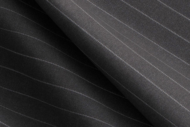 Made To Measure Charcoal Chalk Stripe Waistcoat