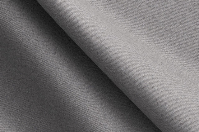 Made To Measure Light Grey Solid Trouser