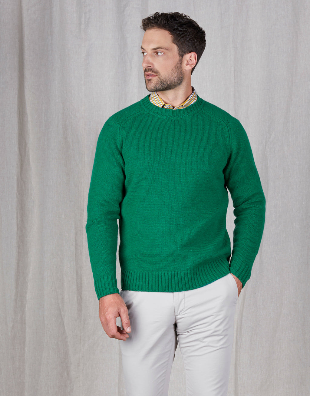 Kaiapoi Green Shetland Sweater
