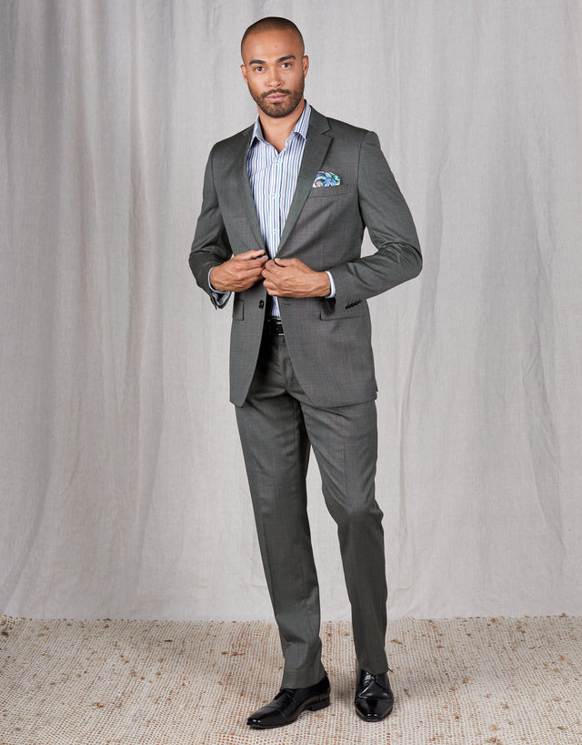 Cooper charcoal pinhead suit