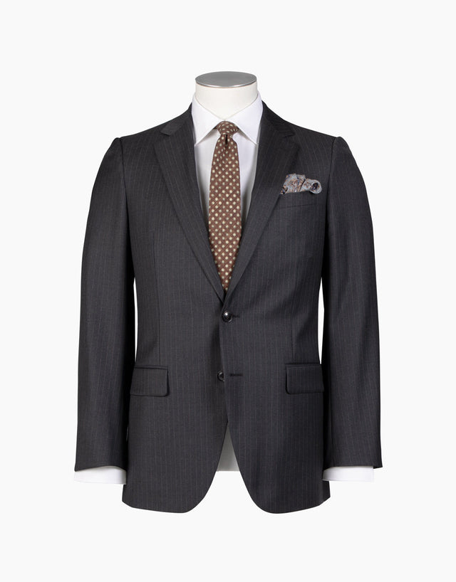 Cooper Charcoal Stripe Suit