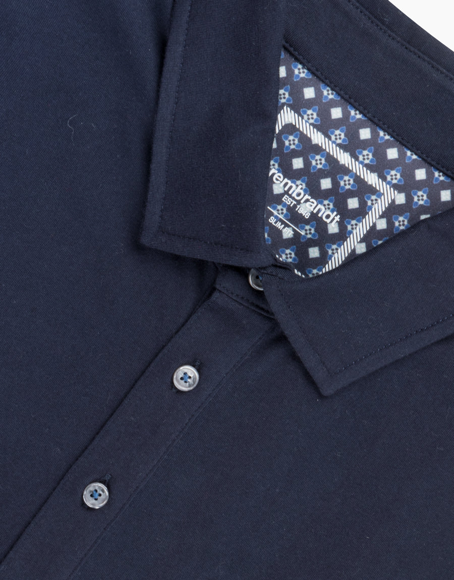 Portofino Navy Short Sleeve Polo Shirt