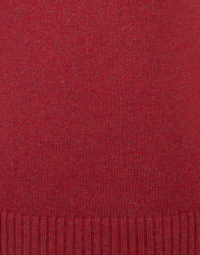 Kaiapoi Red Marle Shetland Sweater