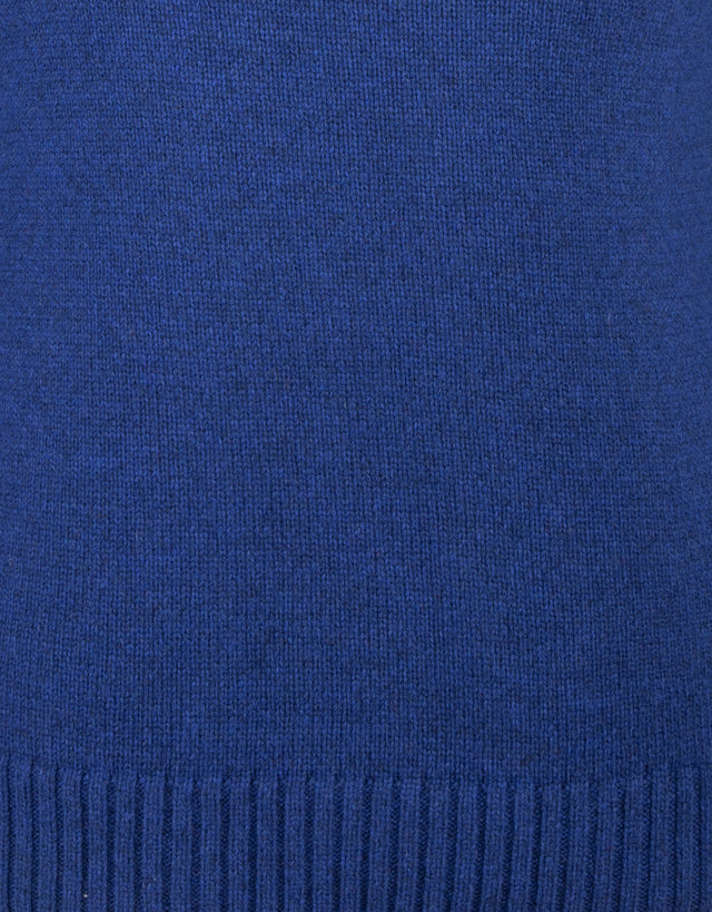 Kaiapoi Marine Blue Shetland Sweater