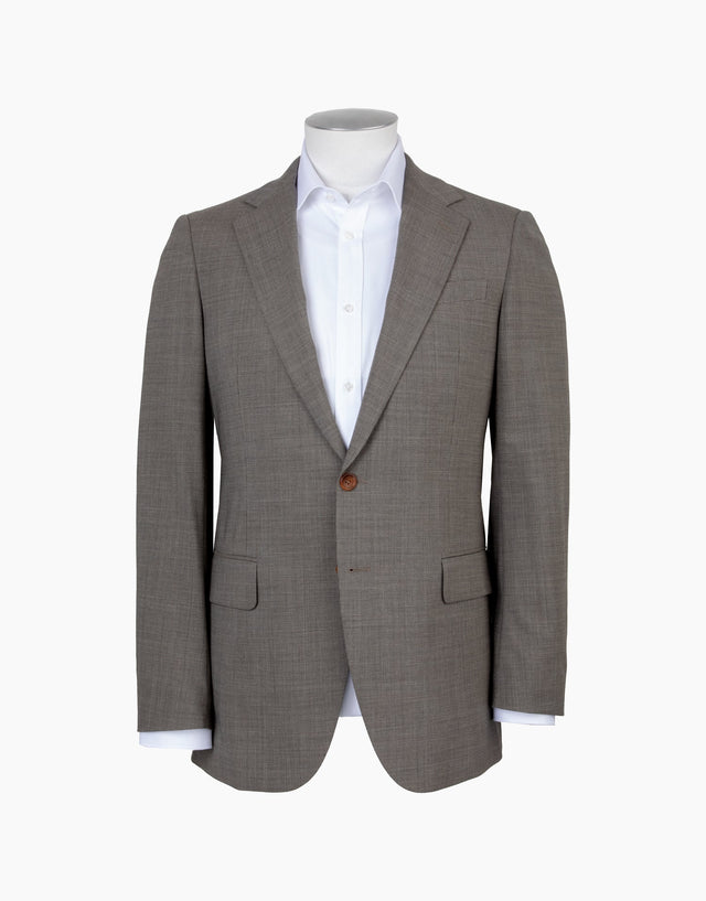 Cooper Brown Textured Stretch Two Piece Suit