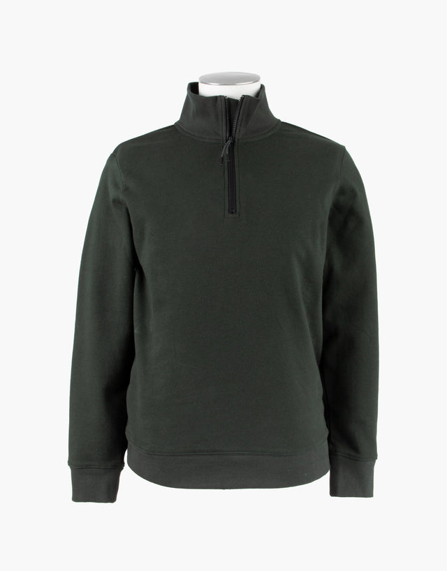 Champ Dark Green 1/4 Zip Sweater