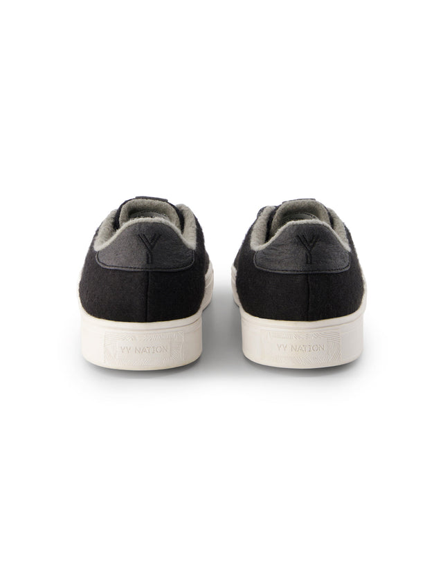 YY Nation Cirro Black/White Wool Sneaker