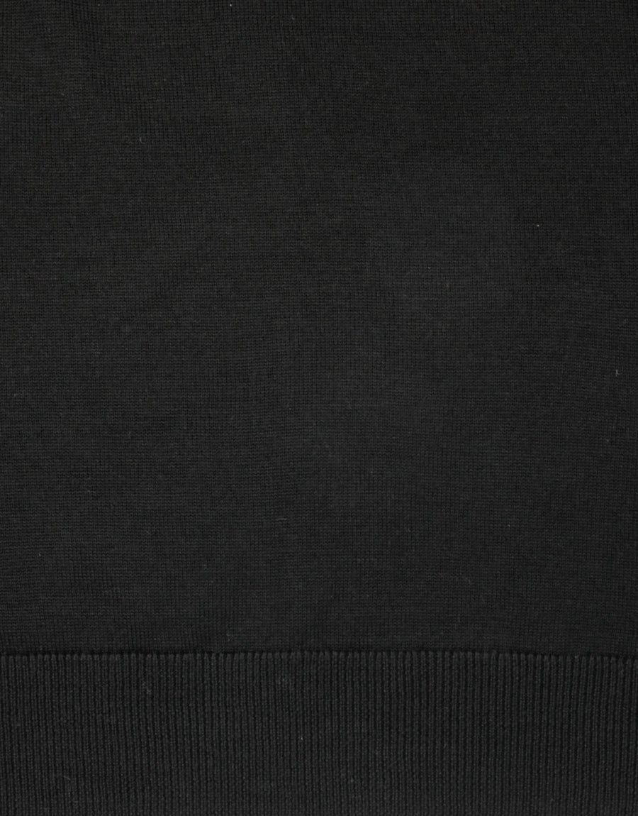 Wanaka Black Roll Neck Jersey