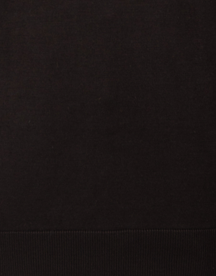 Naseby Black Crew Neck Jersey