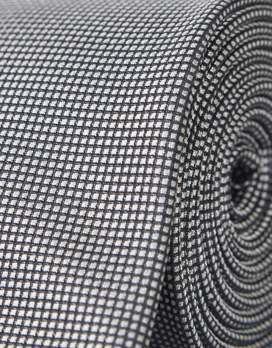 Hire Grey Texture Tie