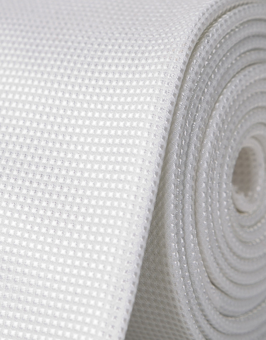 Hire White Texture Tie