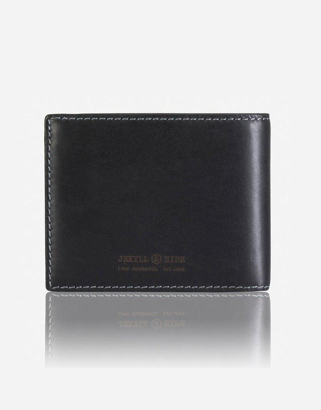 Jekyll & Hide Texas Large Billfold Wallet With Coin Black