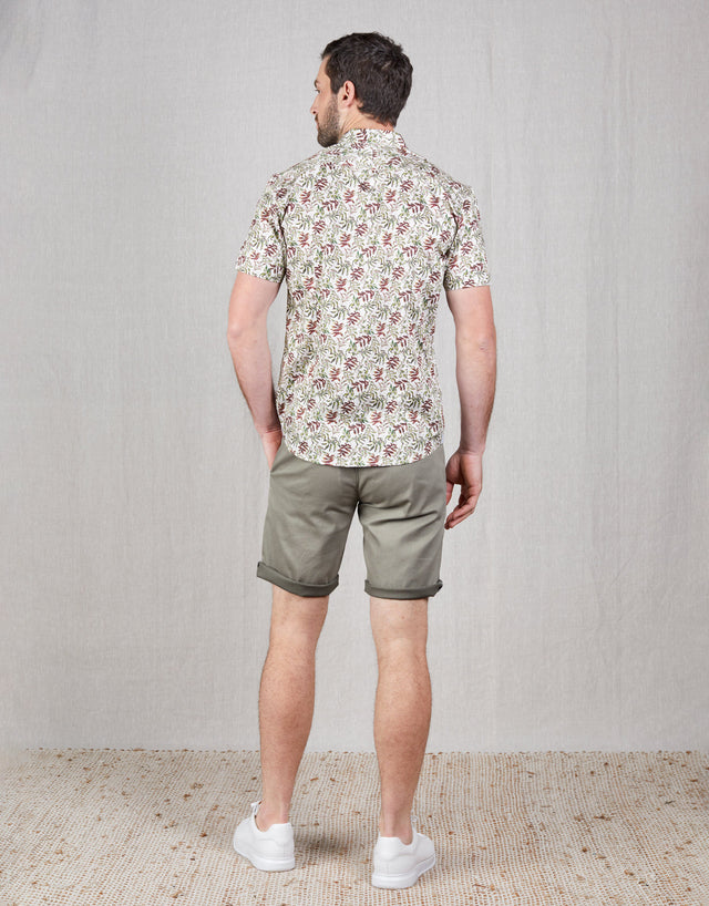 Island Textured Putty Drawstring Shorts
