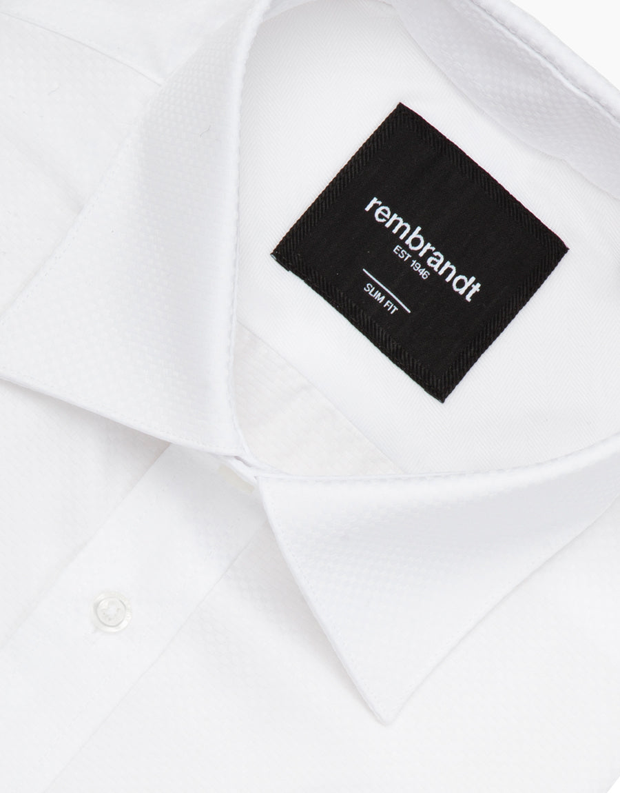 London White Textured Shirt