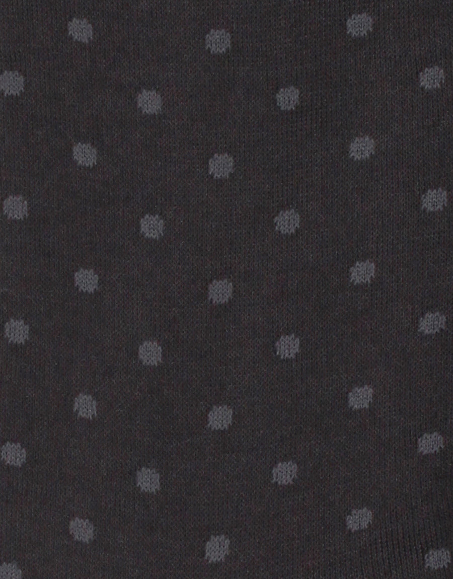 Charcoal & Grey Polka Dot Socks