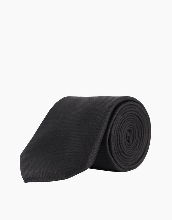 Plain Black Tie