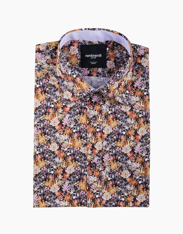 Barbican Brick Floral Print Shirt