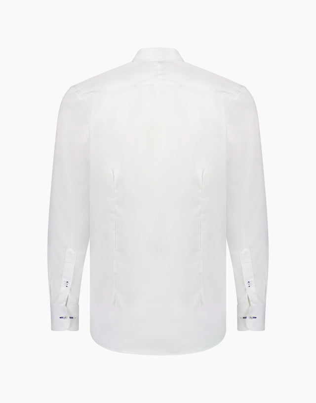 Barbican White Twill Smart Casual Shirt